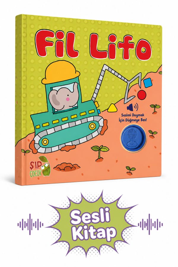 FİL LİFO ÇOCUK SESLİ KİTAP EĞİTİCİ HİKAYE KİTABI
