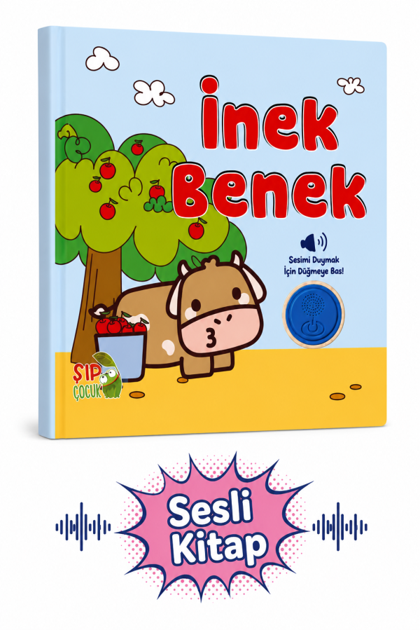 İNEK BENEK ÇOCUK SESLİ KİTAP EĞİTİCİ HİKAYE KİTABI