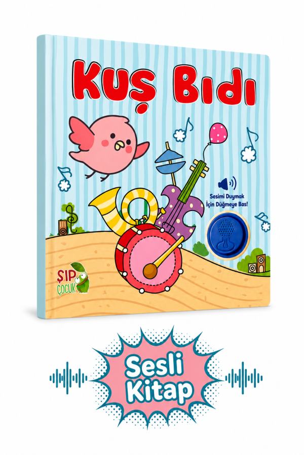 KUŞ BIDI ÇOCUK SESLİ KİTAP EĞİTİCİ HİKAYE KİTABI