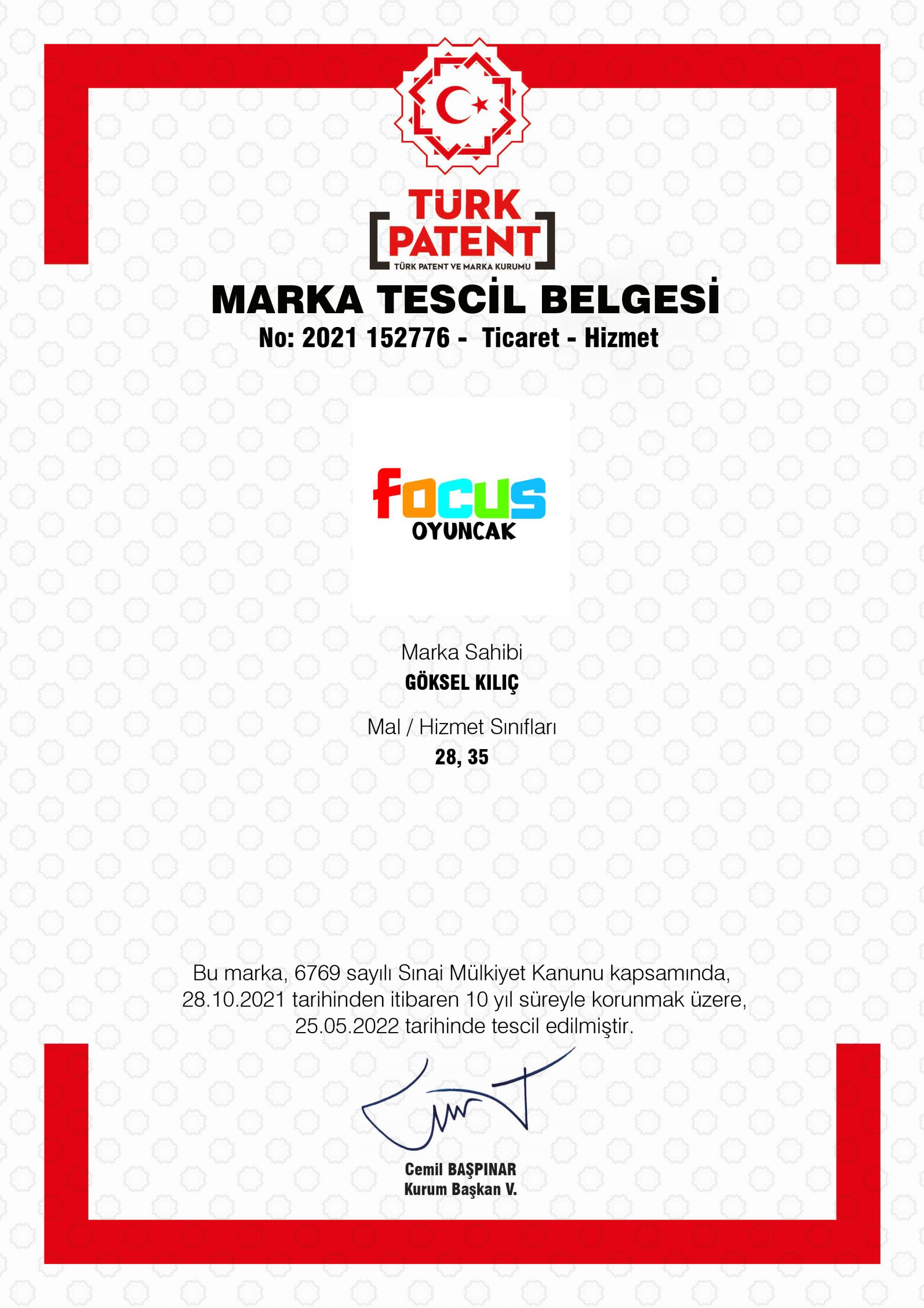Focus Marka Tescili